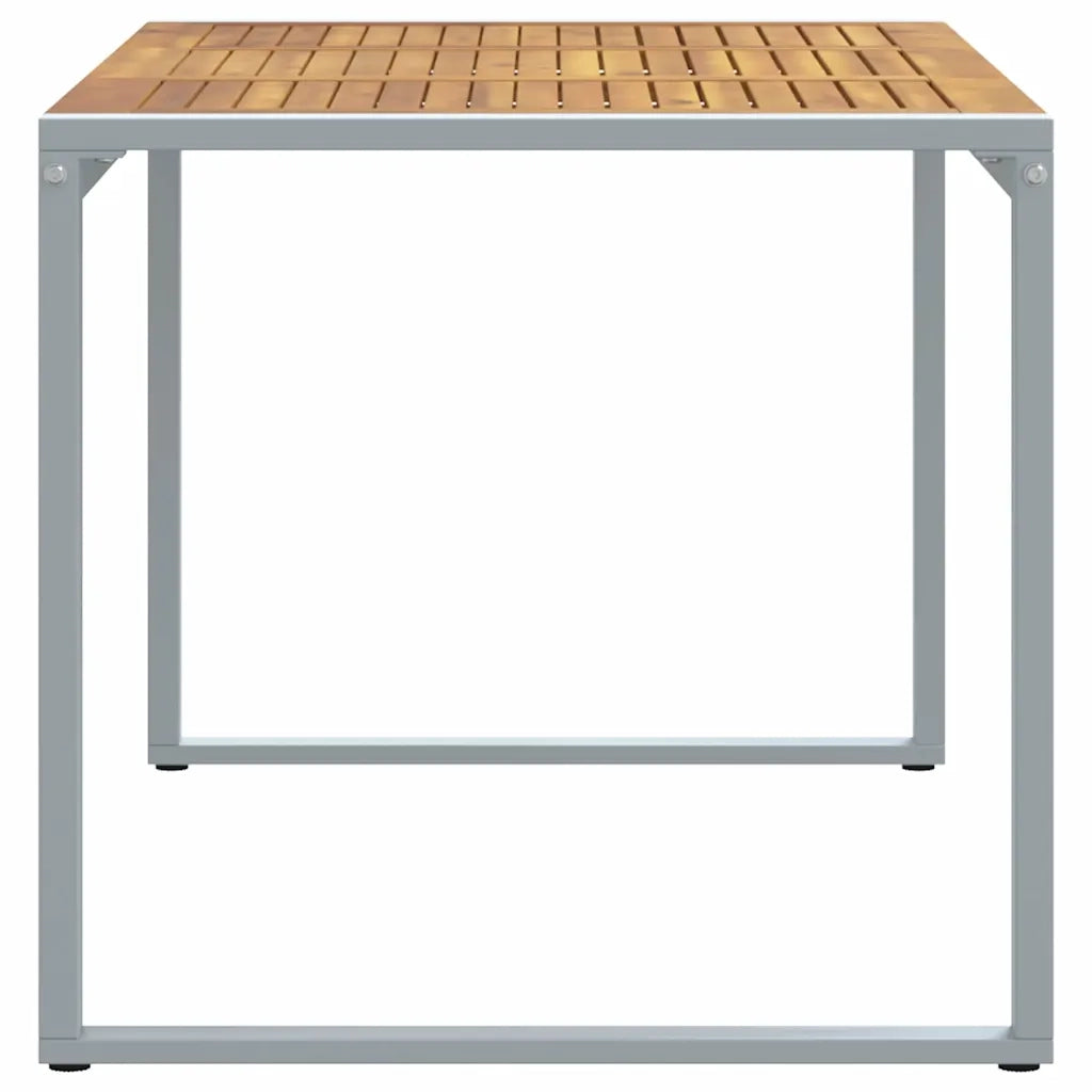 Tavolo da Giardino Grigio 140 x 80 x 75 cm 4010602