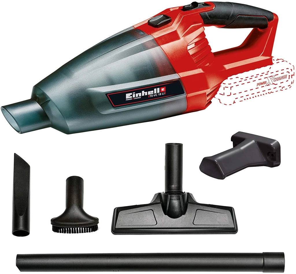Aspirapolvere a Batteria Portatile Einhell TE-VC 18 Li-Solo Aspirabriciole Auto