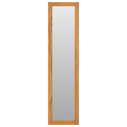 Specchio da Parete | Specchio decorativo con Mensole 30x30x120 cm in Massello di Teak