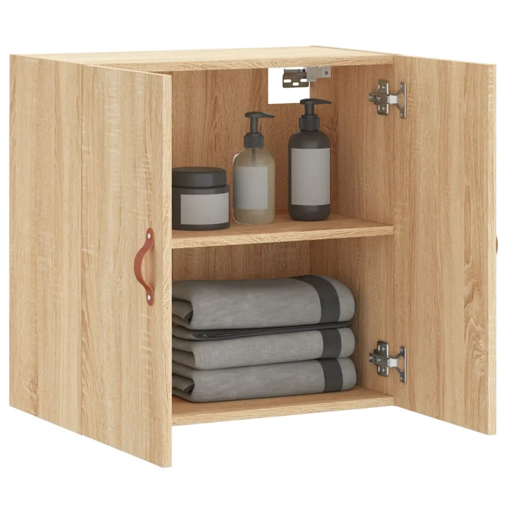 Armadietto a Muro Rovere Sonoma 60x31x60 cm Legno Multistrato 829943