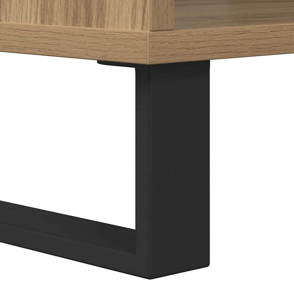 Tavolino da salotto rovere artigianale 60 x 50 x 40 cm 879613