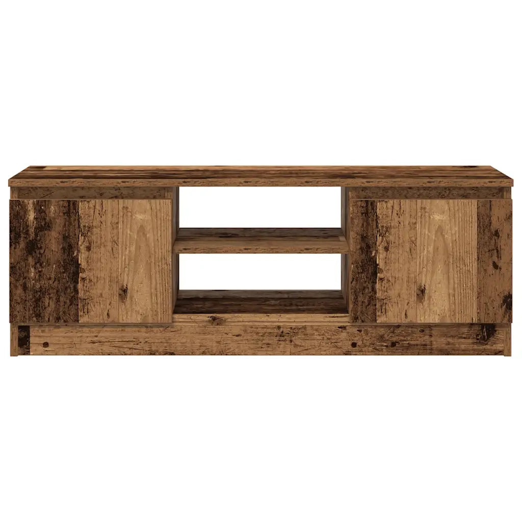 Mobile Porta TV Legno Antico 102x30x36 cm Legno Multistrato 855854