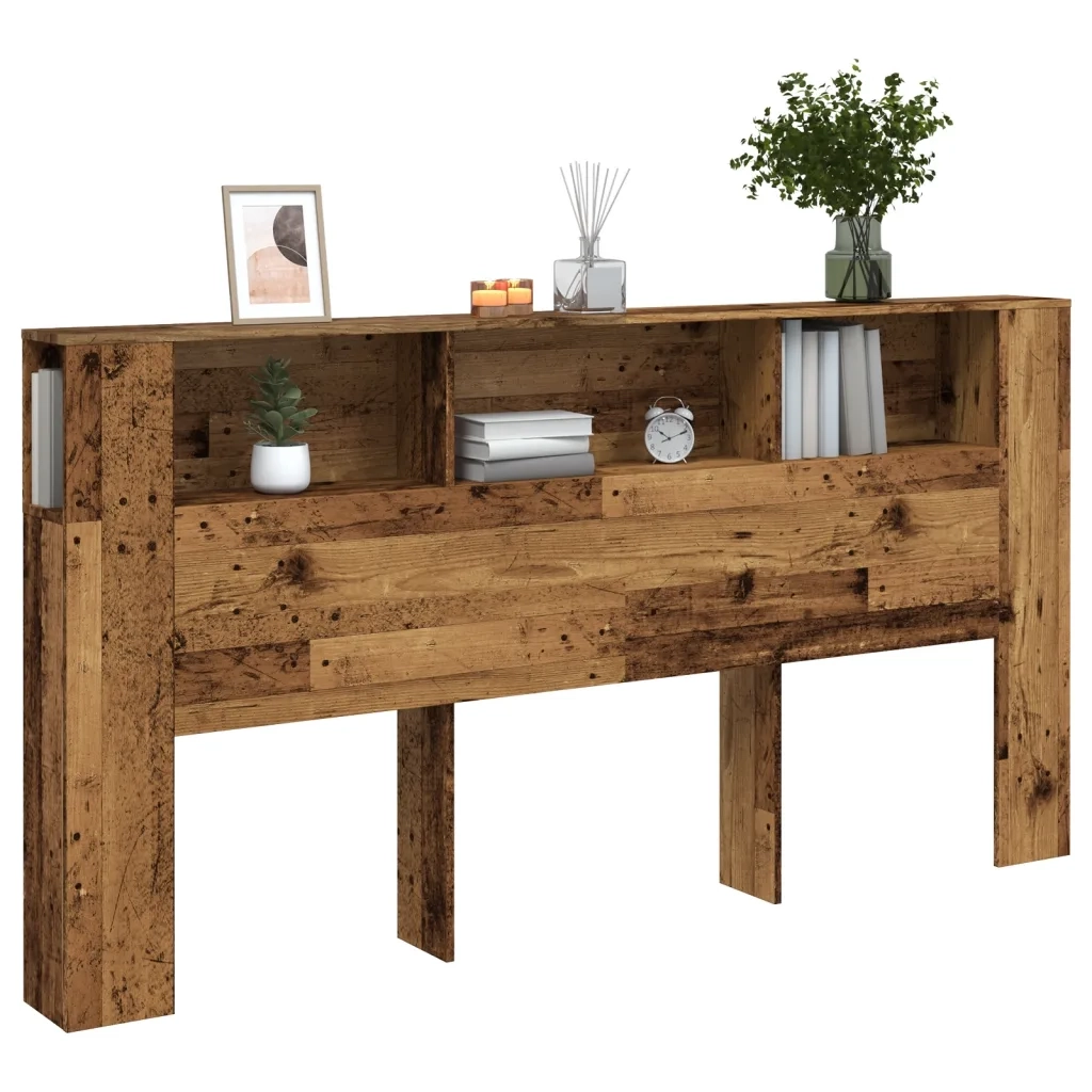 Testiera Contenitore-Testata contenitore Legno Antico 200x18,5x102,5cm Truciolato