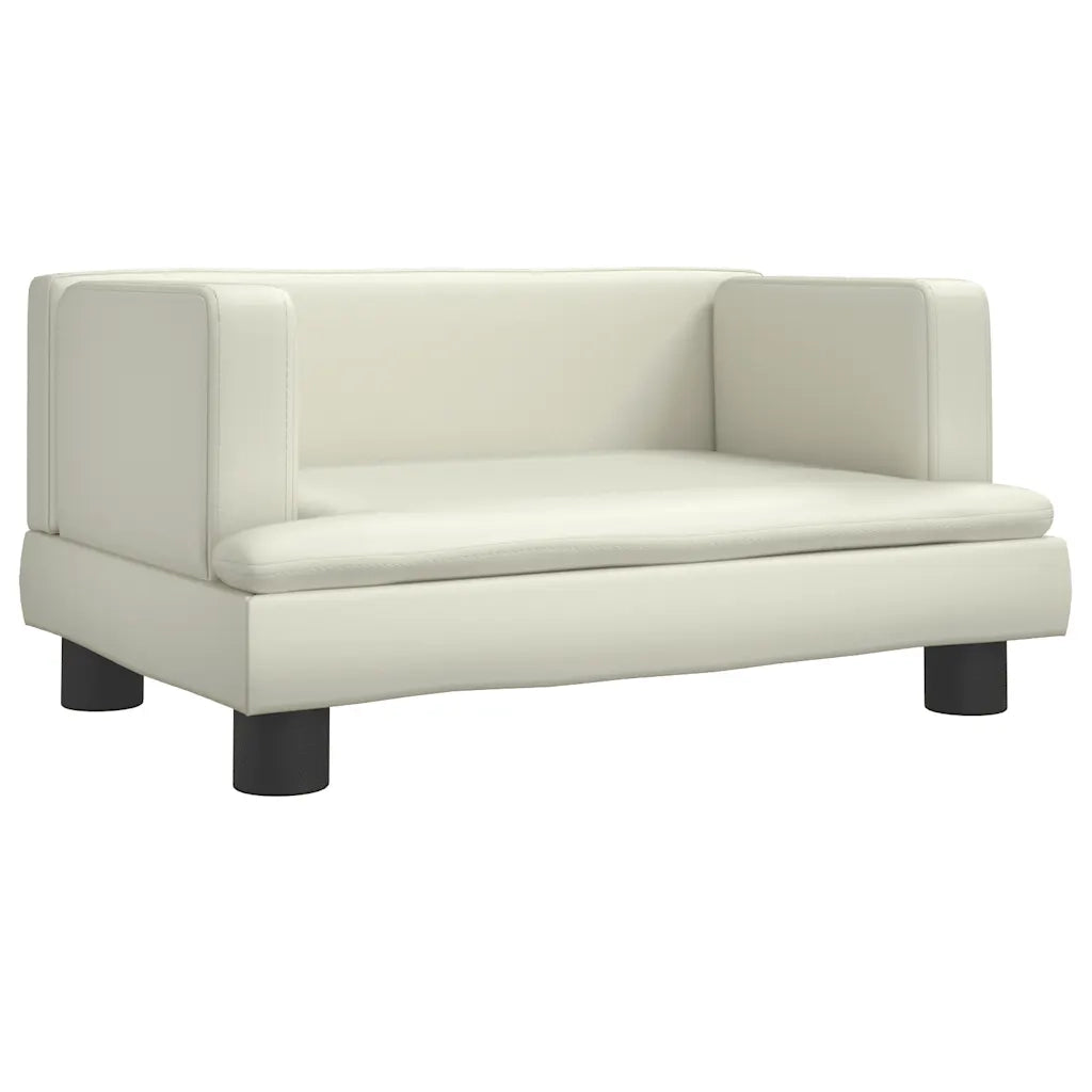 Lettino per Cani Crema 60x40x30 cm in Similpelle CFW3916932