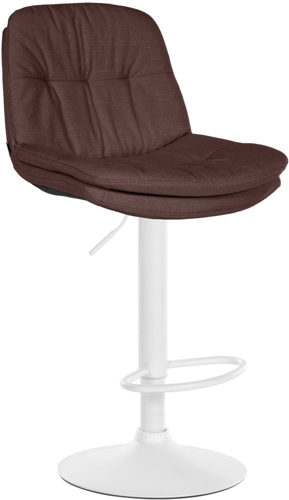Barhocker Laurel Stoff weiЯ