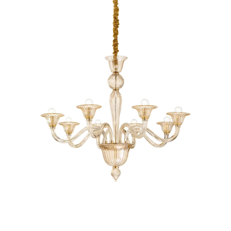 Lampada A Sospensione Brigitta Sp8 Ambra Ideal-Lux