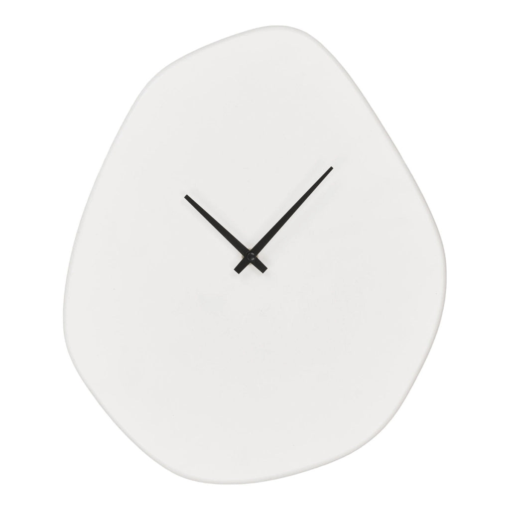 Orologio da Parete Vienna, Bianco, Cemento, 3,5x28x33 cm
