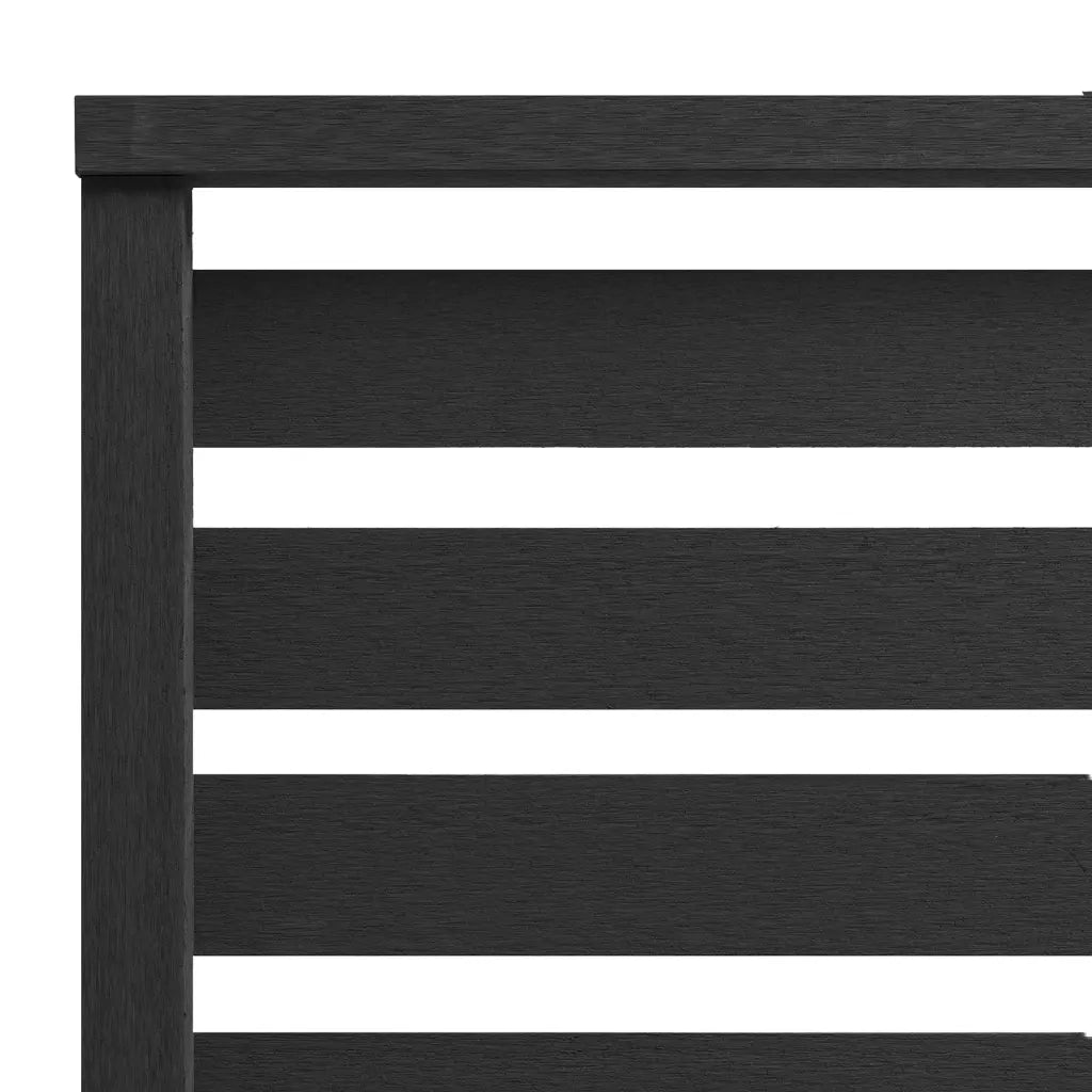 Pannello di recinzione | Recinzione da Giardino in WPC 180x180 cm Nero