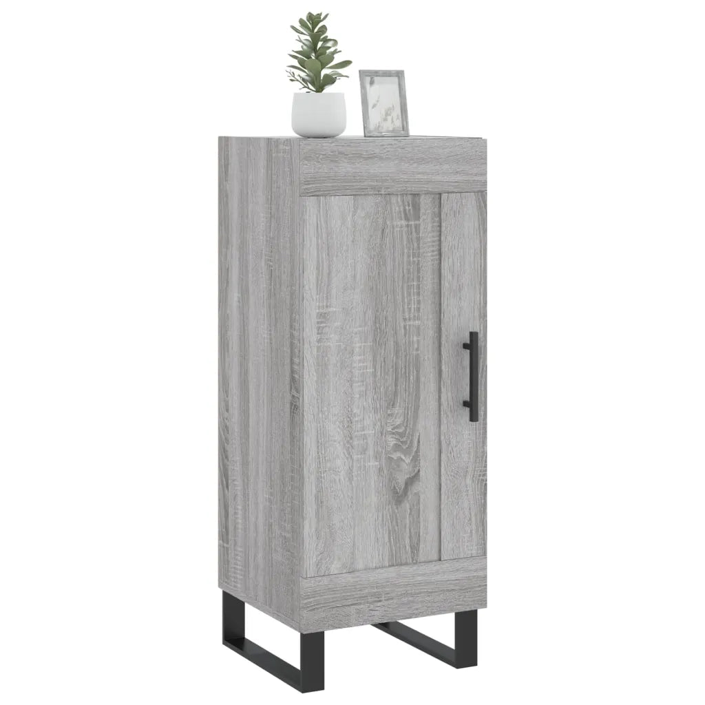 Credenza Grigio Sonoma 34,5x34x90 cm in Legno Multistrato 830474