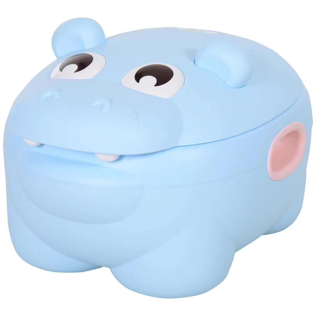 Orinalino per Bambini a Forma di Ippopotamo ¨C zephmum ¨C Blu 40x30x23 cm