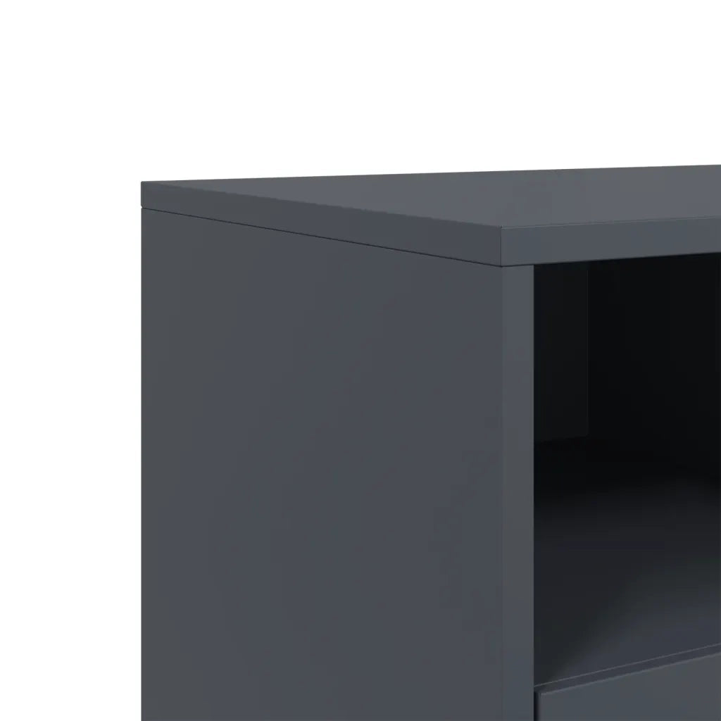 Mobile TV | Armadietto TV | Mobile Porta TV Antracite 68x39x43,5 cm in Acciaio