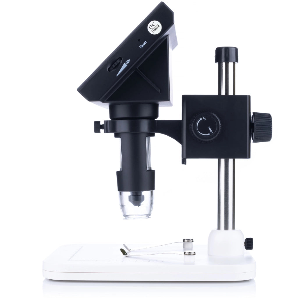 Mikroscopio Digitale con Schermo 4,3" DM3-Z01B049 – Ingrandimento 50X-1000X | 8 LED Regolabili, Connessione PC