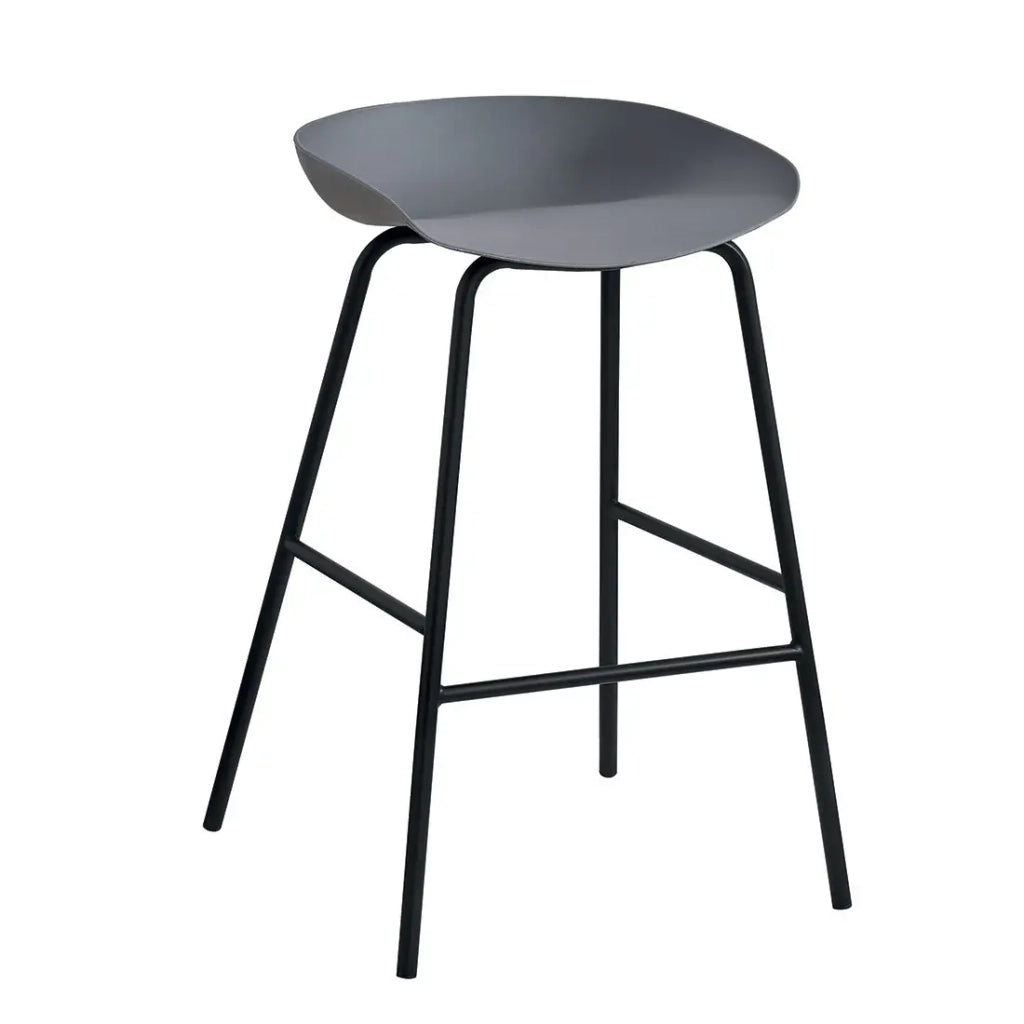 Sedia da bancone design grigio. Collezione SIRA