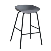 Sedia da bancone design grigio. Collezione SIRA