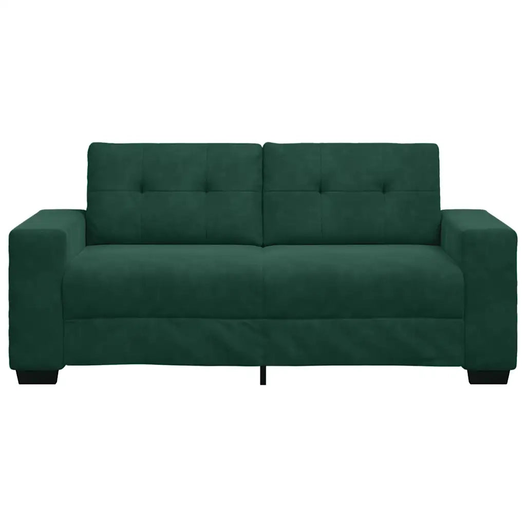Divano Divanetto Verde Scuro 180x77x82 cm in Velluto 4105124