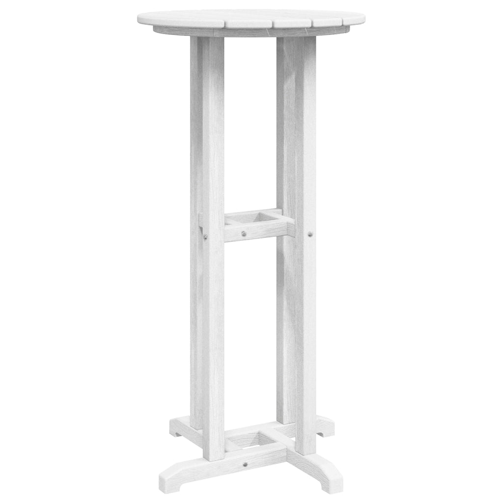 Tavolo da Bar Bianco 55x55x107 cm HDPE