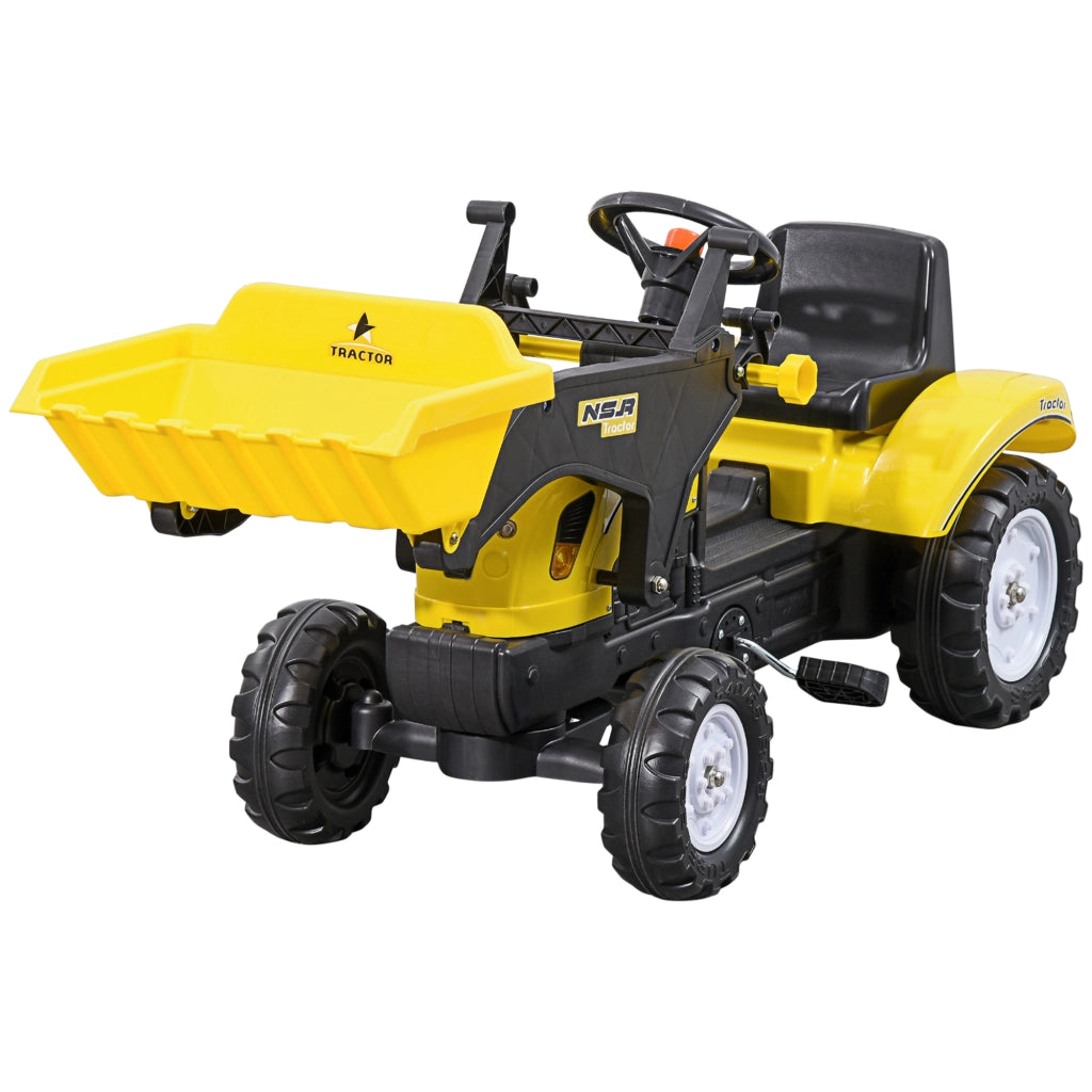 Giocattolo Escavatore con Ruspa ¨C Zephmum ¨C Giallo per Bambini 3 Anni