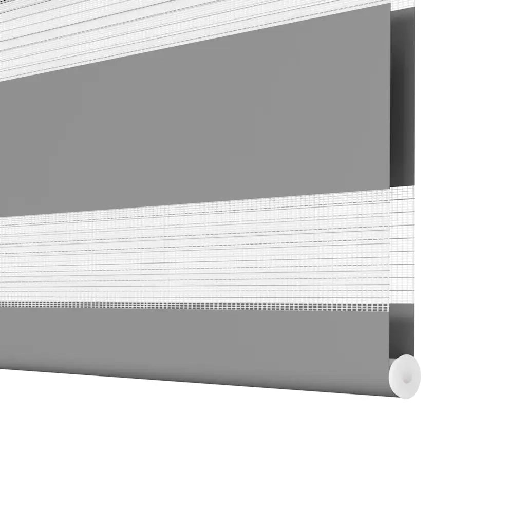 Tenda a rullo zebra 140,9x175 cm Larghezza tessuto 136,7 cm grigio 240223