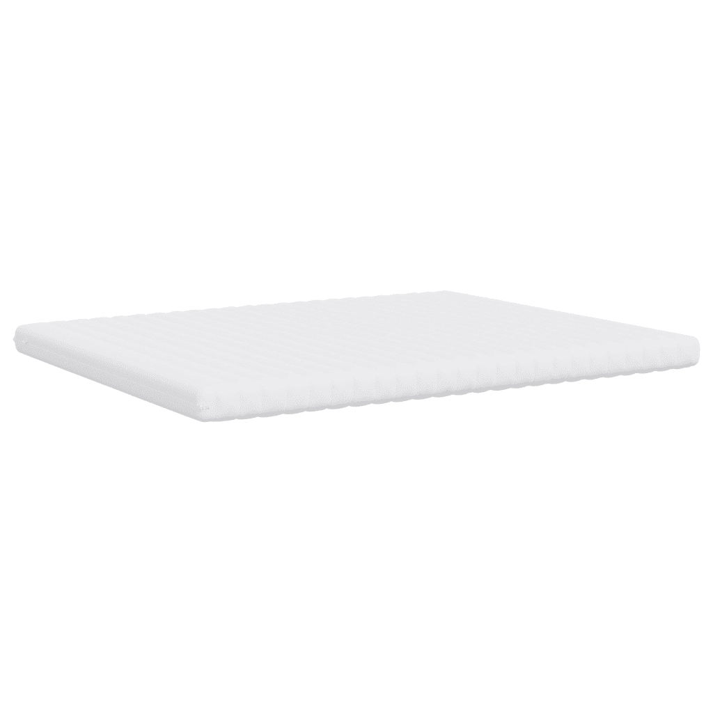 Materasso in Schiuma Bianco 160x200 cm 7 Zone Durezza 20 ILD 356357