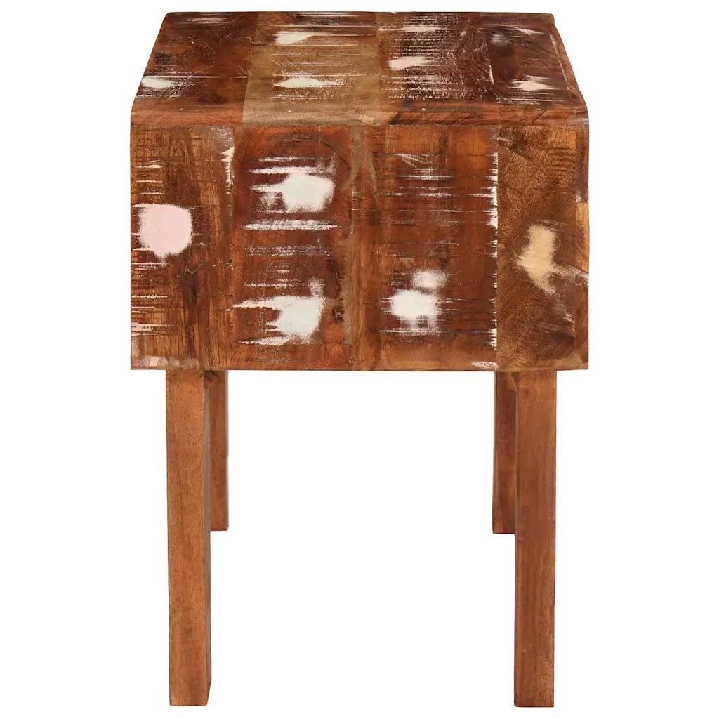 vidaXL Tavoli da Fine Multicolore legno massello di riciclo