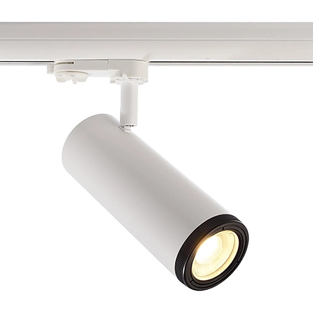 Trade Shop - Faretto Track Led Cob 14 Watt Binario Trifase Luce 3000k 4000k Orientabile 230v -