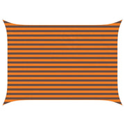 Vela Parasole | Telo Ombra | Vela da ombra solare Arancione e Marrone 3,5 x 2,5 m