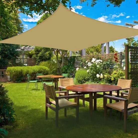 Due tende a forma rettangolare da 3 m per 2 m per giardino balcone terrazza campeggio - ombrellone solare impermeabile con protezione UV