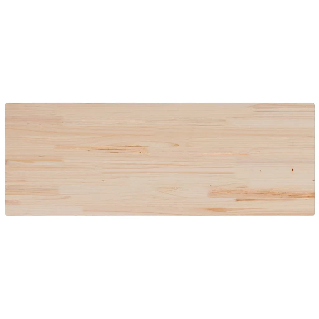 Piano Tavolo 110x40x2,5 cm Rettangolare Legno Massello di Pino 847432