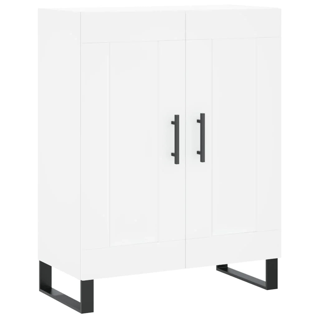 Buffet credenza cassettiera mobiletto mobile contenitore organizer cucina soggiorno salotto alto 69,5 x 34 x 180 cm legno ingegnerizzato bianco 02_0032546