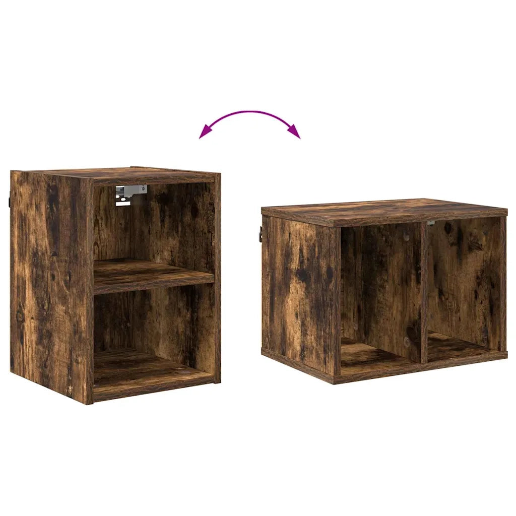Armadio pensile Rovere fumé 30 x 29,5 x 40 cm Legno multistrato