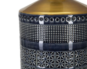 Lampada da Tavolo Graphs dark 30x55x30 cm in Ceramica Multicolor