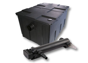 Set Filtro a 1 camera per laghetto da 60000l Chiarificatore UVC da 24W 3ª serie