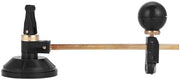 Taglierino professionale in vetro - Cirkelsnijder con morsetto - 6 ruote - 30 cm di diametro del taglio circolare - Materiale di alta qualità - Scala di misura chiara