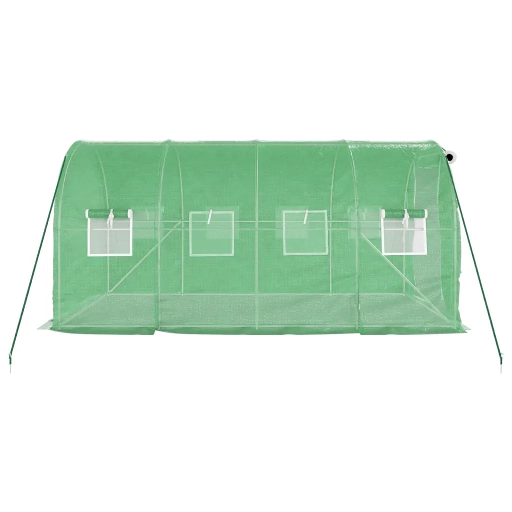 Serra con Telaio in Acciaio Verde 8 m² 4x2x2 m 3188017