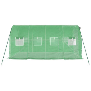 Serra con Telaio in Acciaio Verde 8 m² 4x2x2 m 3188017