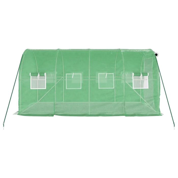 Serra con Telaio in Acciaio Verde 8 m² 4x2x2 m 3188017