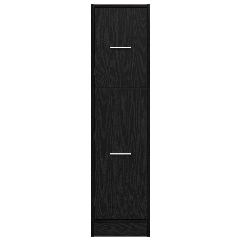 Armadio da Fattore Quercia Nera 30x41x118 cm Legno Ingegnerizzato