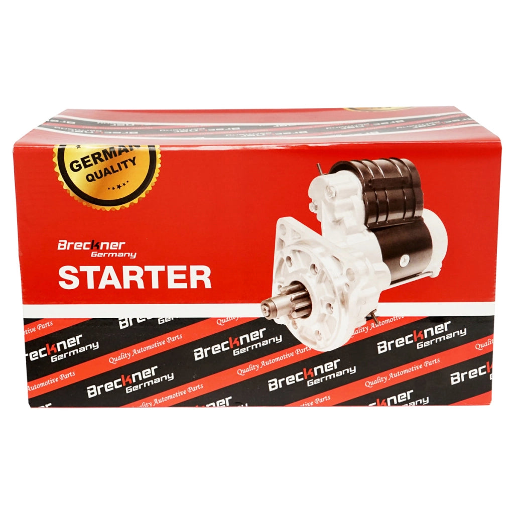 Motorino di avviamento 12V / 2,8 kW con pignone Bendix Z=9 per Fiat 411, 415 e Case 2120, 2130. Breckner Germany