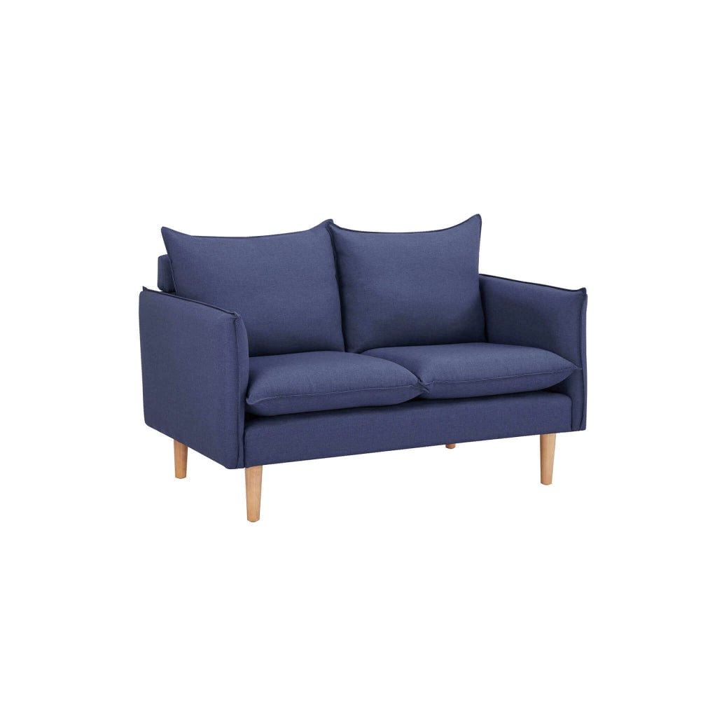 Divano 2 posti stile scandinavo in Tessuto cm 130x84x82 - LEO