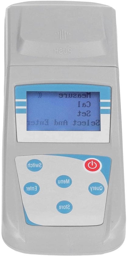 Misuratore di turbidezza portatile - Analizzatore di qualità dell'acqua - Raggio di misura 0-200 NTU - Precisione 0.1 - Schermo a retroilluminazione - Facile da utilizzare