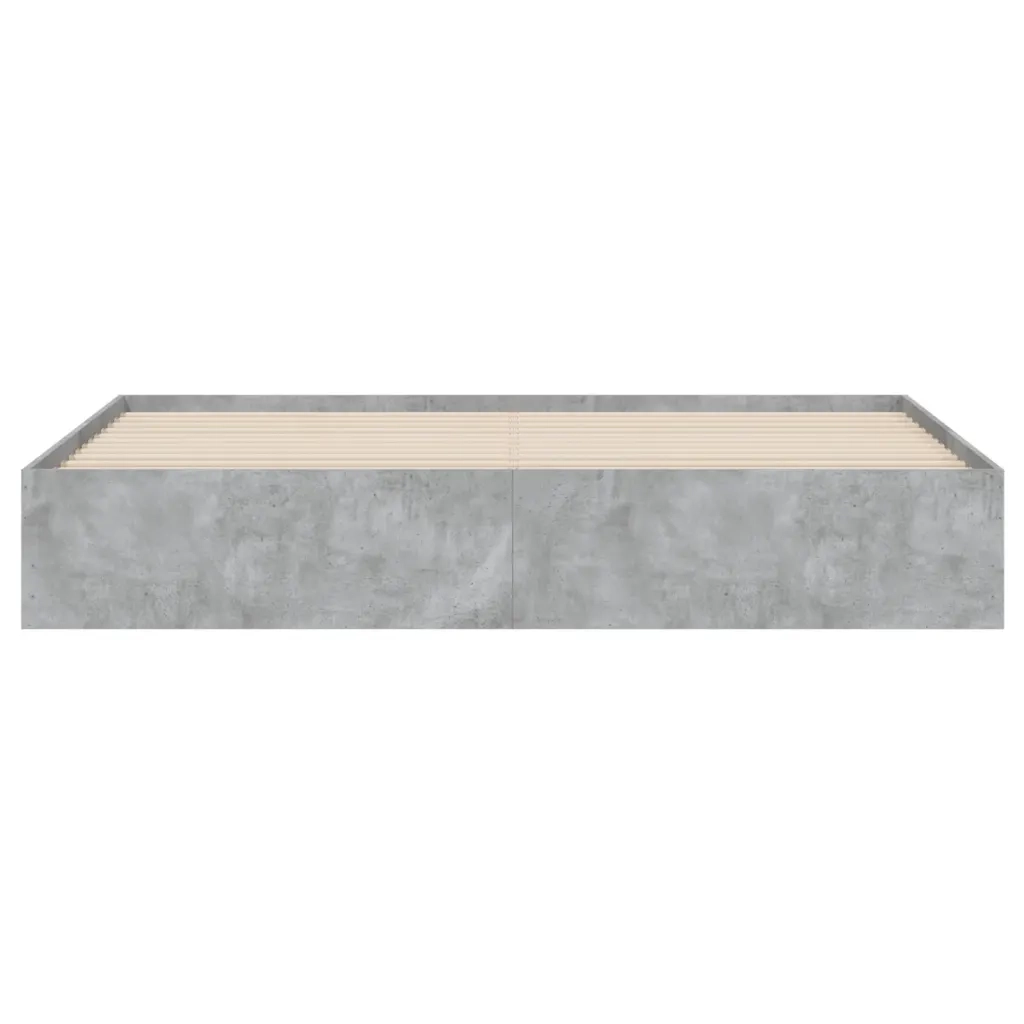 Giroletto Cassetti Grigio Cemento 160x200 cm Legno Multistrato