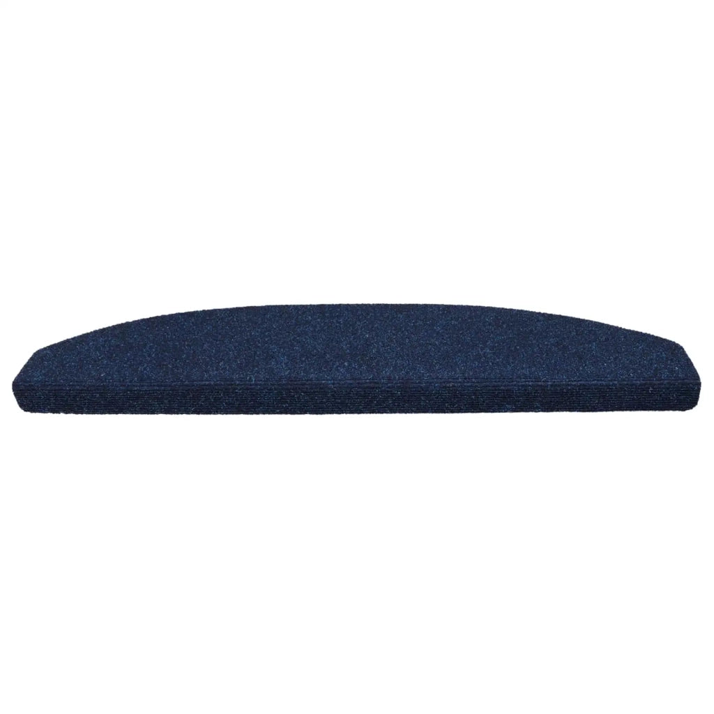 Tappetini per scale autoadesivi 15 pcs Navy 80 x 24,5 x 3,5 cm