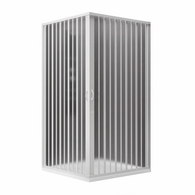 Box doccia a soffietto riducibile cm 70x70