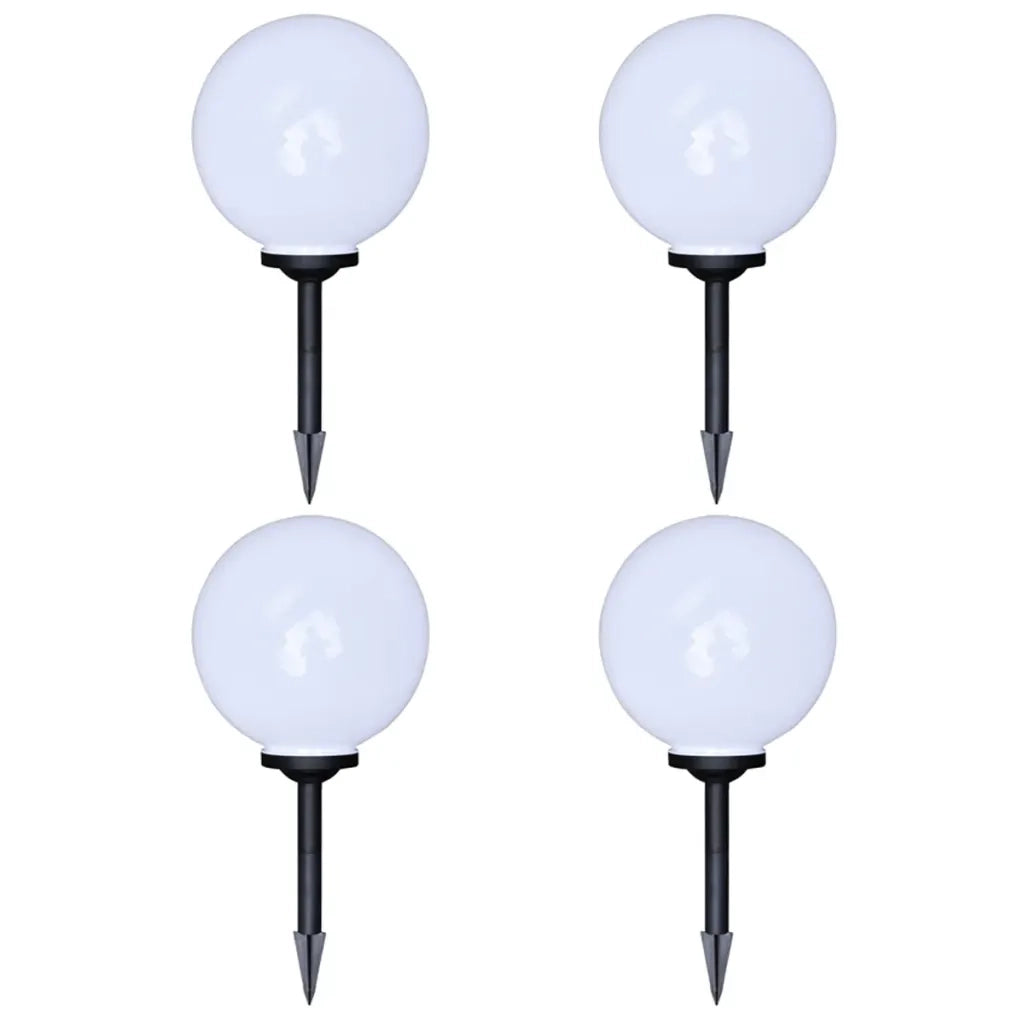 Lampade da Sentiero 4 pz LED 30 cm con Picchetto cod mxl 69491