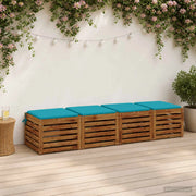Cuscini per Sedia in 4 Pezzi SOEST 4 pz 100% Poliestere 944351