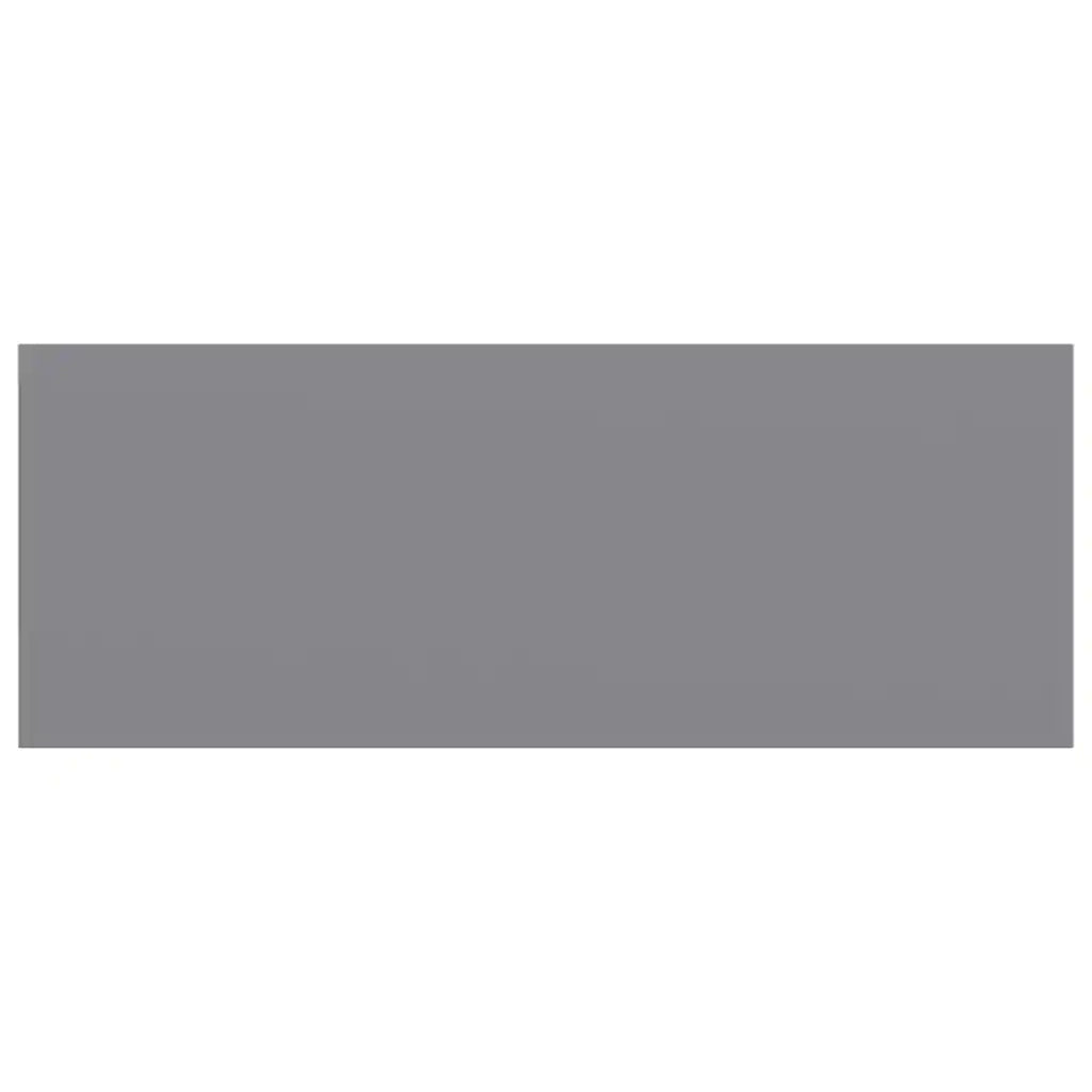 Scaffali a Parete 2 pz Grigi 60x23,5x3,8 cm in MDF 323854