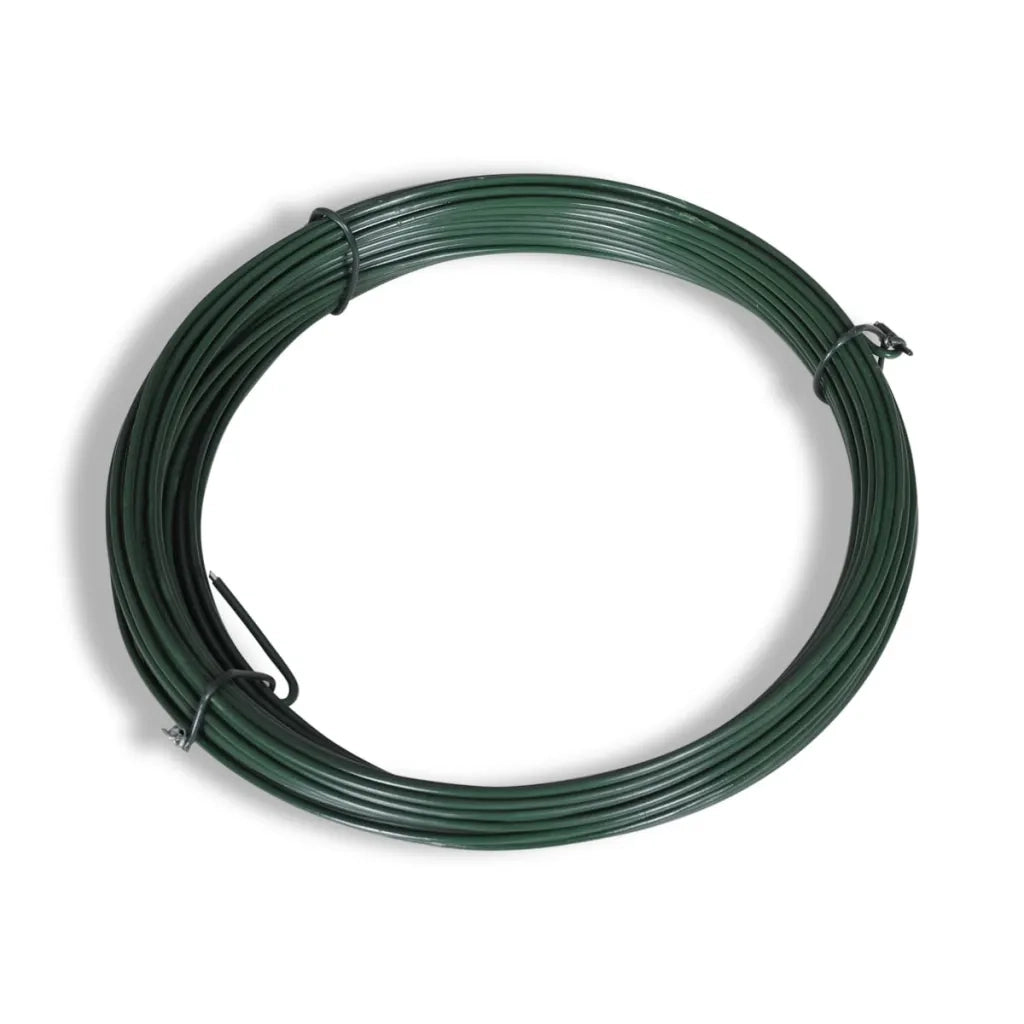 Recinzione a Rete con Pali e Spuntoni in Acciaio 0,8x25 m 140753