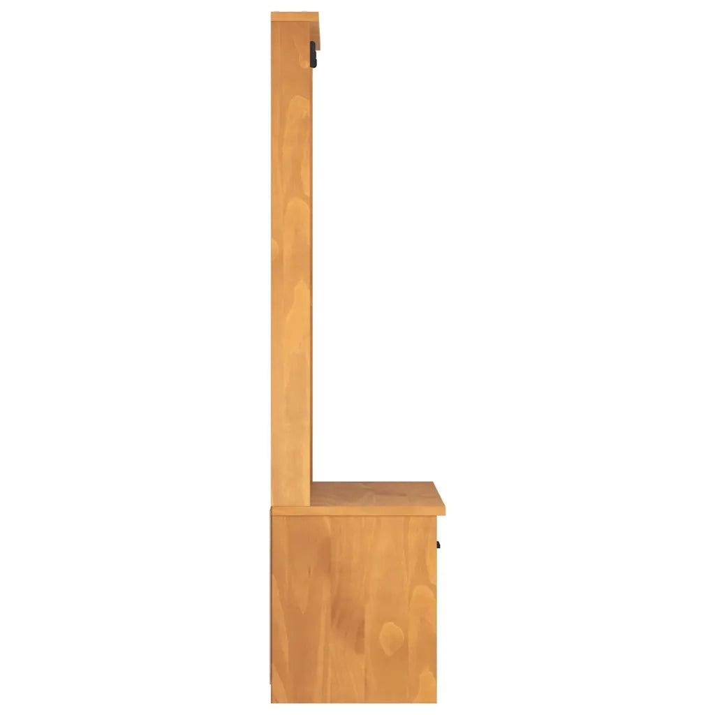 vidaXL Albero da Ingresso SANDNES 87x40x159,5 cm in Legno di Pino