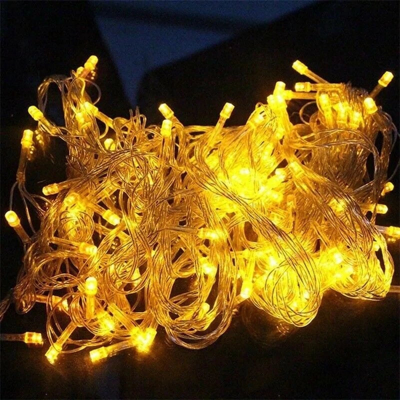 Catena Luminosa da esterno smart bluetooth luci natalizie da 120 led multicolor