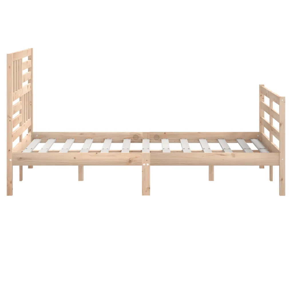 Giroletto senza Materasso Ambrato in Legno Massello 140x200 cm